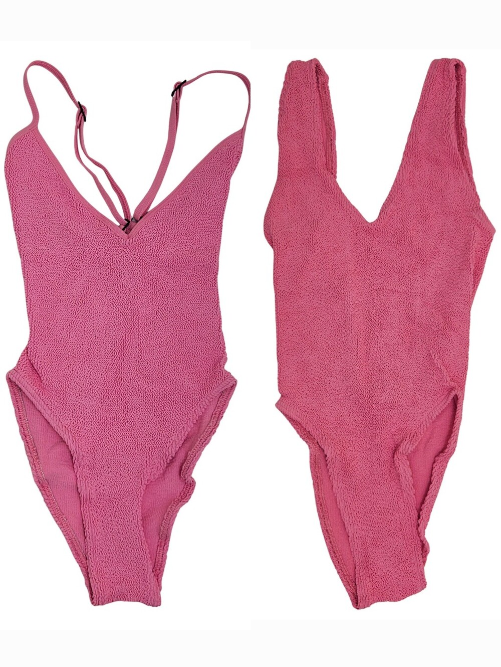 2 BOND-EYE Swimsuits Elena 2.0 & Mara One Piece ONE SIZE Candy Pink NWT